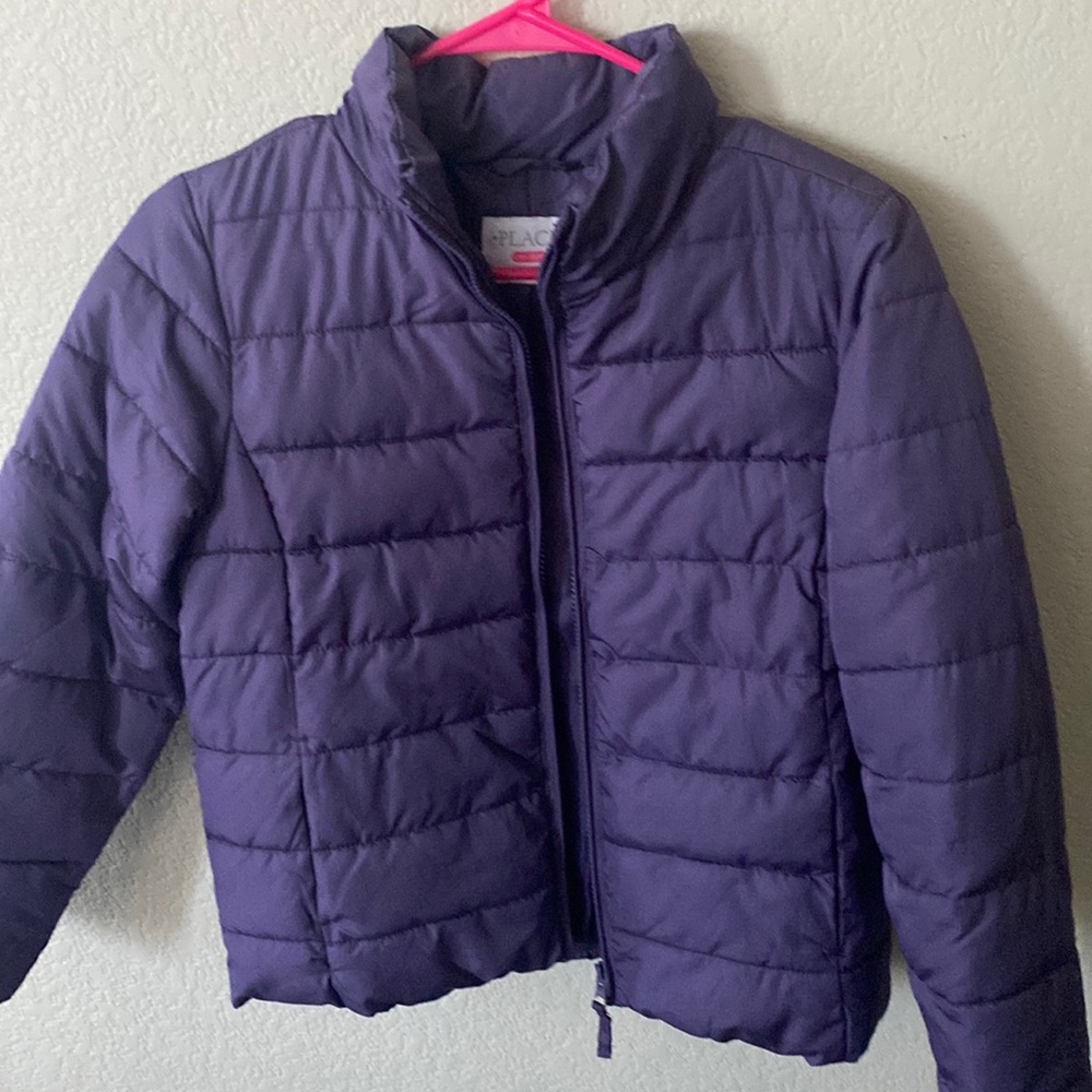 Children’s Place Girls Purple Light weight Jacket (No Hood)